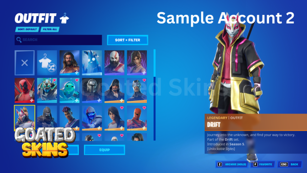 Beast Package Fortnite account for sale
